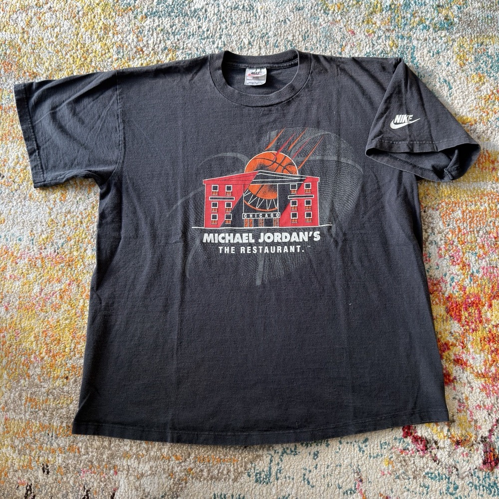 Vintage Nike Air Jordan Michael Jordan's The Restaurant T-Shirt Size XL USA